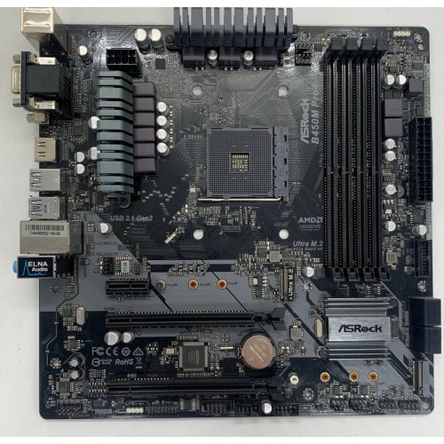 Материнская плата AsRock B450M Pro4 (sAM4, AMD B450) (Восстановлено продавцом, 912185) купить в Украине | Telemart фото