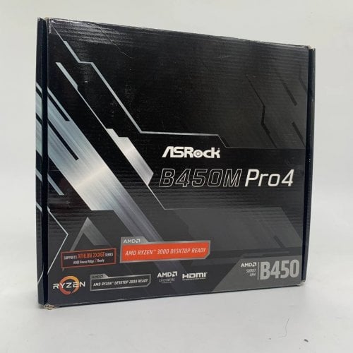 Материнская плата AsRock B450M Pro4 (sAM4, AMD B450) (Восстановлено продавцом, 912185) купить в Украине | Telemart фото