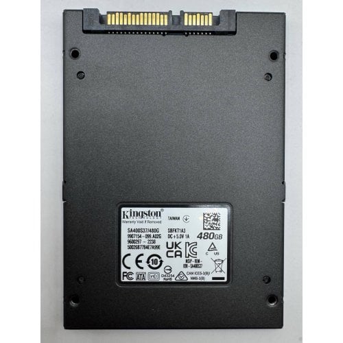 Ssd-диск Kingston SSDNow A400 TLC 480GB 2.5'' (SA400S37/480G) (Восстановлено продавцом, 912218) купить в Украине | Telemart фото