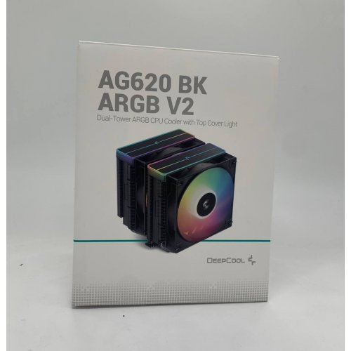 Кулер Deepcool AG620 ARGB V2 (R-AG620-BKAMMN-GJD) Black (Відновлено продавцем, 912219) купити в Україні | Telemart фото