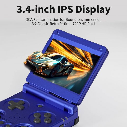 Уценка портативная игровая консоль Anbernic RG 34XXSP 64GB Gray (Вскрытая упаковка, 912221) купить в Украине | Telemart фото