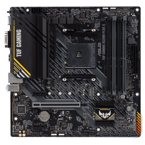 Уцінка материнська плата Asus TUF GAMING A520M-PLUS II (sAM4, A520) (Розкрита упаковка, 912224) купити в Україні | Telemart фото
