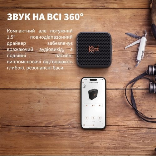 Портативная акустика Klipsch Austin (1072094) Black купить в Украине | Telemart фото