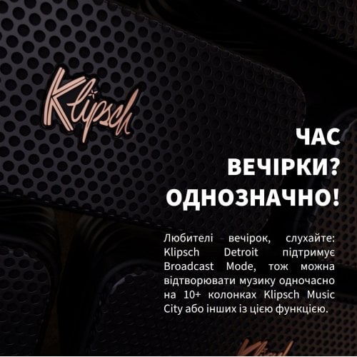 Портативная акустика Klipsch Nashville (1071975) Black купить в Украине | Telemart фото