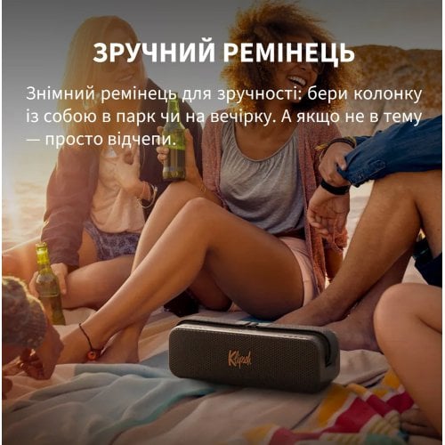 Портативная акустика Klipsch Detroit (1072202) Black купить в Украине | Telemart фото