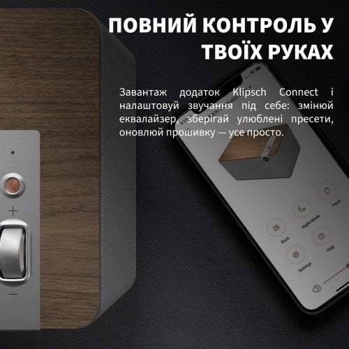 Акустична система Klipsch The Three Plus (1071962) Matt Black купити в Україні | Telemart фото