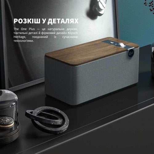Акустична система Klipsch The One Plus (1071965) Walnut купити в Україні | Telemart фото