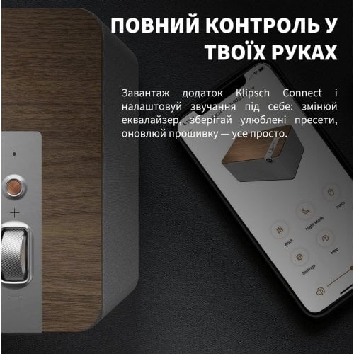 Акустична система Klipsch The Three Plus (1071968) Walnut купити в Україні | Telemart фото