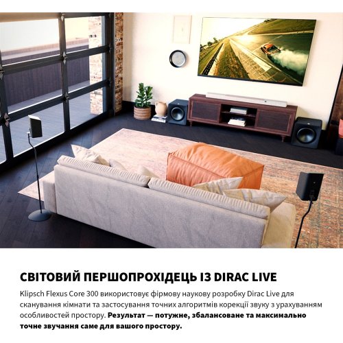 Саундбар Klipsch Flexus Core 300 (1072084) Black купити в Україні | Telemart фото