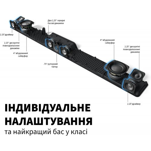 Саундбар Klipsch Flexus Core 200 (1073541) Walnut купити в Україні | Telemart фото