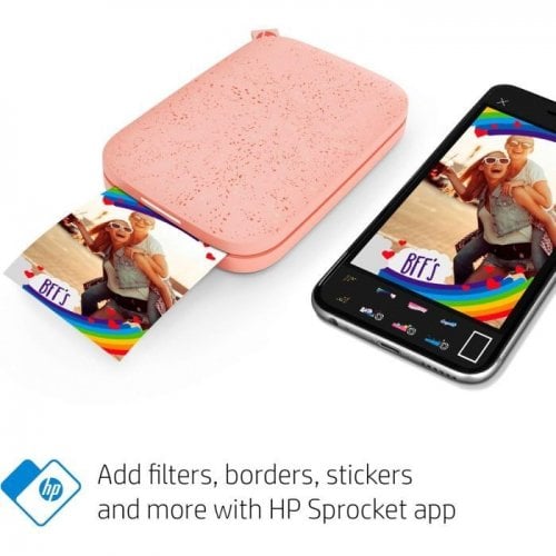 Фотопринтер HP Sprocket (HPISPP) Pink купить в Украине | Telemart фото