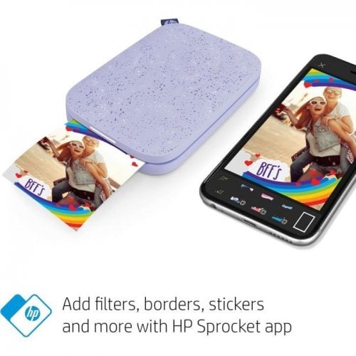 Фотопринтер HP Sprocket (HPISPPR) Purple купить в Украине | Telemart фото