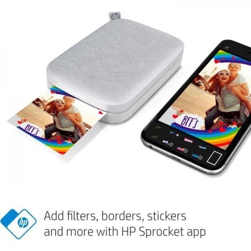 Фотопринтер HP Sprocket (HPISPW) White купить в Украине | Telemart фото