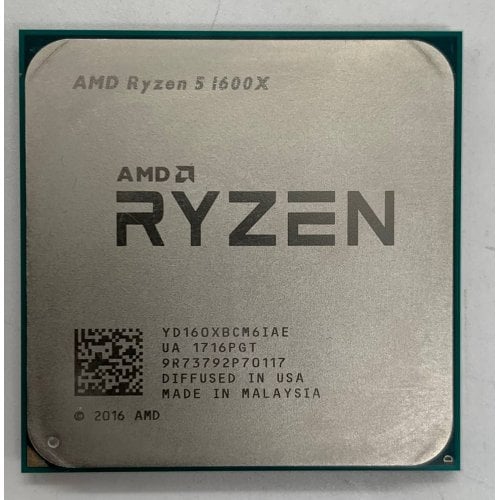 Процессор AMD Ryzen 5 1600X 3.6(4.0)GHz sAM4 Tray (YD160XBCM6IAE) (Восстановлено продавцом, 912495) купить в Украине | Telemart фото
