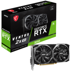Видеокарта MSI GeForce RTX 3050 VENTUS 2X XS 8192MB (RTX 3050 VENTUS 2X XS 8G) (Восстановлено продавцом, 912674)