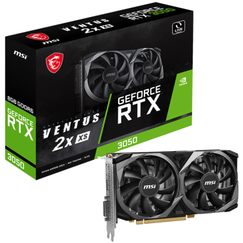 Видеокарта MSI GeForce RTX 3050 VENTUS 2X XS 8192MB (RTX 3050 VENTUS 2X XS 8G) (Восстановлено продавцом, 912674) купить в Украине | Telemart фото