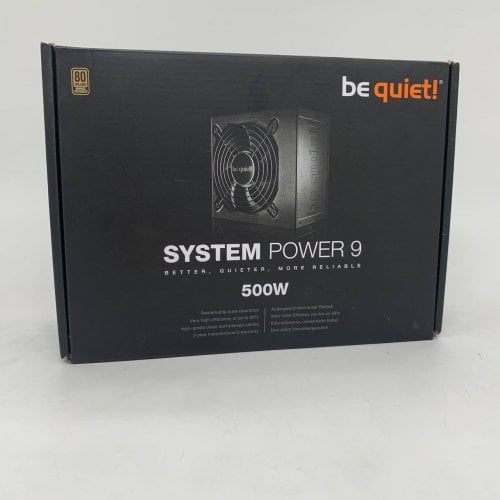 Блок живлення Be Quiet! System Power 9 500W (BN246) (Відновлено продавцем, 912697) купити в Україні | Telemart фото