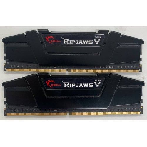 Озу G.Skill DDR4 32GB (2x16GB) 3600Mhz Ripjaws V Black (F4-3600C18D-32GVK) (Восстановлено продавцом, 912731) купить в Украине | Telemart фото
