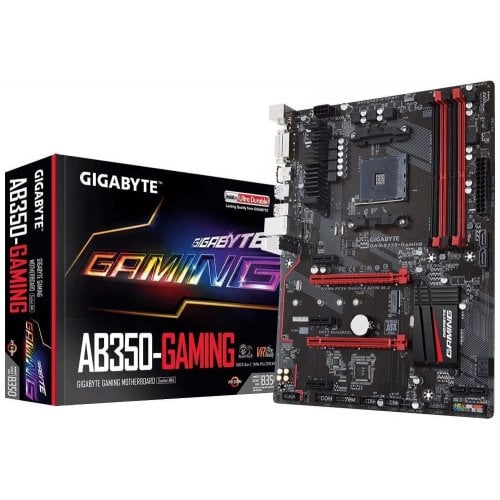 Материнська плата Gigabyte GA-AB350-GAMING (sAM4, AMD B350) (Відновлено продавцем, 912847) купити в Україні | Telemart фото