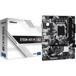 Материнская плата AsRock B760M-HDV/M.2 D4 (s1700, Intel B760) (Восстановлено продавцом, 912884)