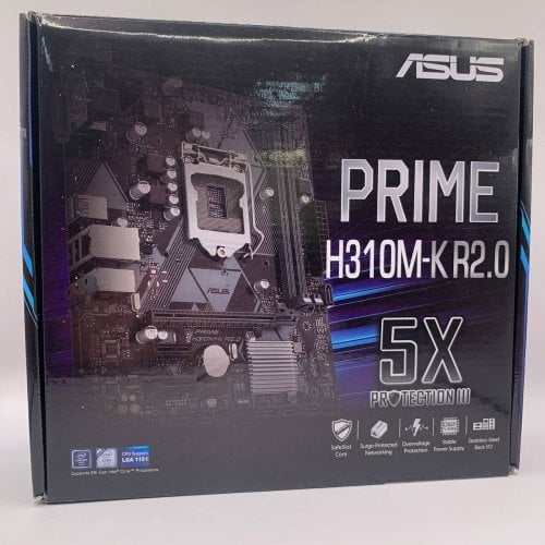Материнская плата Asus PRIME H310M-K R2.0 (s1151-V2, Intel H310) (Восстановлено продавцом, 912893) купить в Украине | Telemart фото