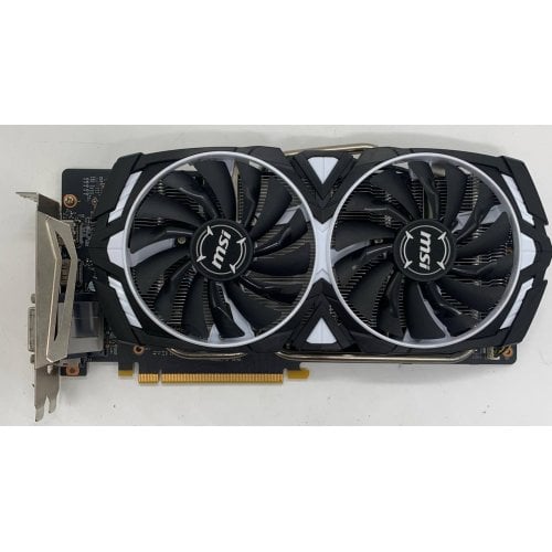 Видеокарта MSI GeForce GTX 1060 Armor OC V1 6144MB (GTX 1060 ARMOR 6G OCV1) (Восстановлено продавцом, 912942) купить в Украине | Telemart фото