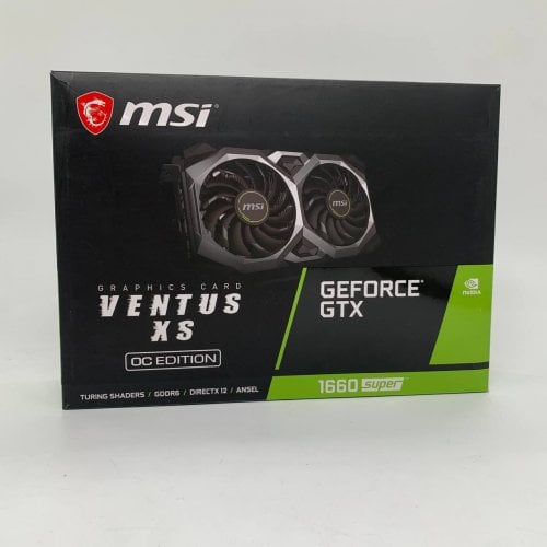 Видеокарта MSI GeForce GTX 1660 SUPER VENTUS XS OC 6144MB (GTX 1660 SUPER VENTUS XS OC) (Восстановлено продавцом, 912948) купить в Украине | Telemart фото