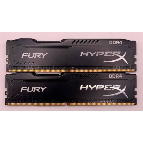 Озу Kingston DDR4 16GB (2x8GB) 2133Mhz HyperX FURY Black (HX421C14FB2K2/16) (Восстановлено продавцом, 912955) купить в Украине | Telemart фото