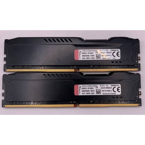 Озу Kingston DDR4 16GB (2x8GB) 2133Mhz HyperX FURY Black (HX421C14FB2K2/16) (Восстановлено продавцом, 912955) купить в Украине | Telemart фото