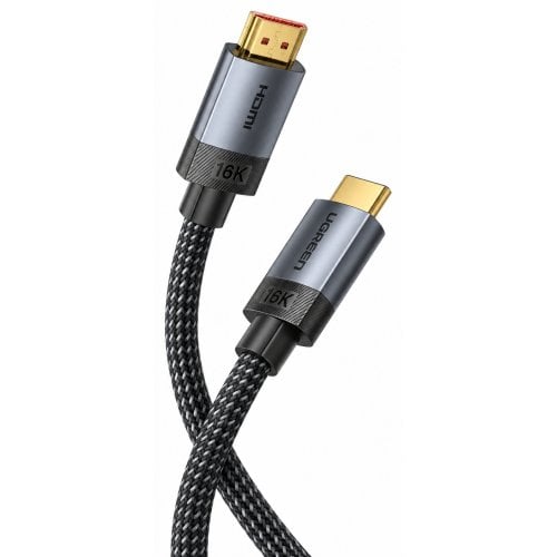 Кабель Vention Fabric Braided HDMI to HDMI V2.2 16K 2m (ALVHH) Gray купить в Украине | Telemart фото