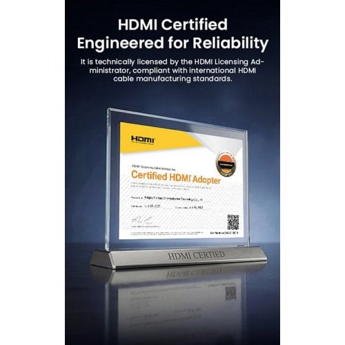 Кабель Vention Fabric Braided HDMI to HDMI V2.2 16K 2m (ALVHH) Gray купить в Украине | Telemart фото
