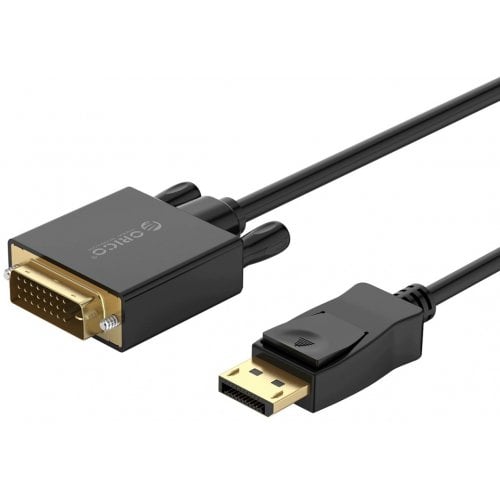 Кабель ORICO DisplayPort to DVI 2m (ORICO-XD-DTD-20-BK-BP) Black купить в Украине | Telemart фото