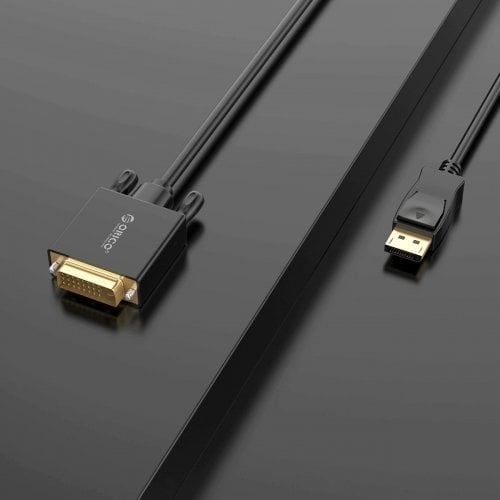 Кабель ORICO DisplayPort to DVI 2m (ORICO-XD-DTD-20-BK-BP) Black купить в Украине | Telemart фото