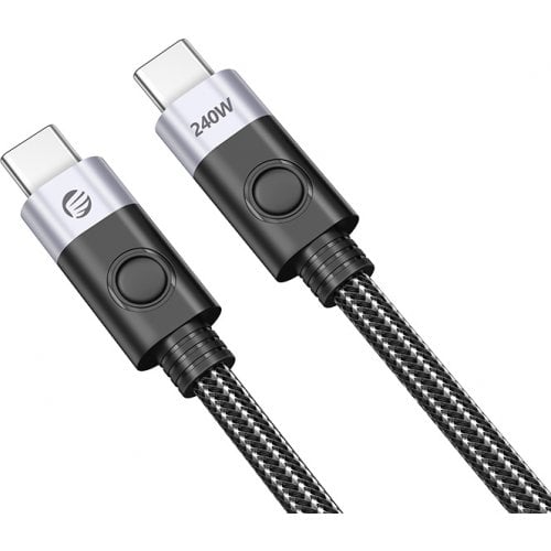 Кабель ORICO USB Type-C to USB Type-C 8K 1.5m (ORICO-CC240-40-15-BK-BP) Black купить в Украине | Telemart фото