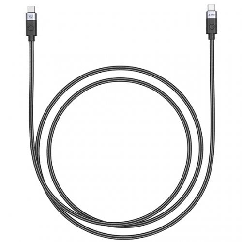 Кабель ORICO USB Type-C to USB Type-C 8K 1.5m (ORICO-CC240-40-15-BK-BP) Black купить в Украине | Telemart фото