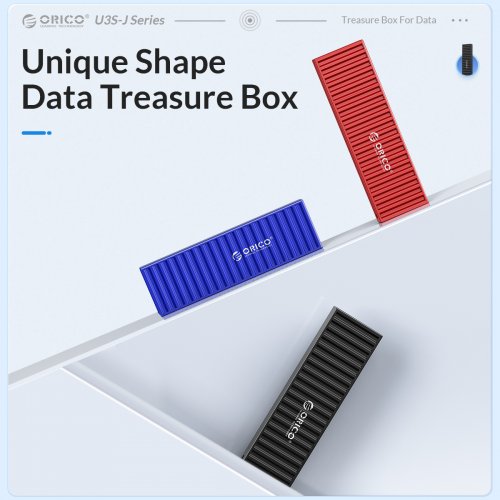 Накопичувач ORICO U3S-J 256GB USB 3.0 (ORICO-U3S-J-A256G-BL-BP) Blue купити в Україні | Telemart фото