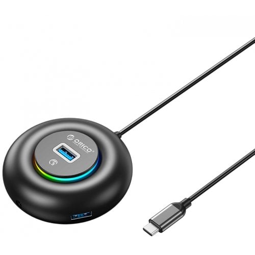 USB-хаб ORICO YXR4-C3 USB Type-C 4 in 1 (ORICO-YXR4-C3-18-BK-EP) Black купить в Украине | Telemart фото