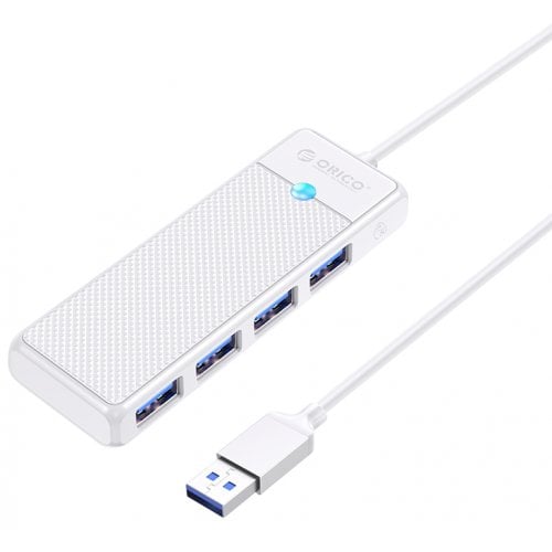 USB-хаб ORICO PAPW4A-U3 USB 4 in 1 (ORICO-PAPW4A-U3-015-WH-EP) White купить в Украине | Telemart фото