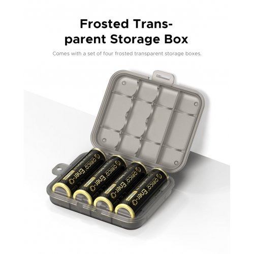 Акумуляторні батарейки ORICO АА Rechargeable Lithium Battery 2300 mWh 8 шт. (ORICO-EG5-UN-8PK-EV8-EP) купити в Україні | Telemart фото