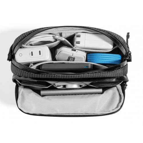 Сумка Tomtoc Light-T12 Electronic Accessory Pouch Pro 1.8L (T12M1D2) Black купити в Україні | Telemart фото