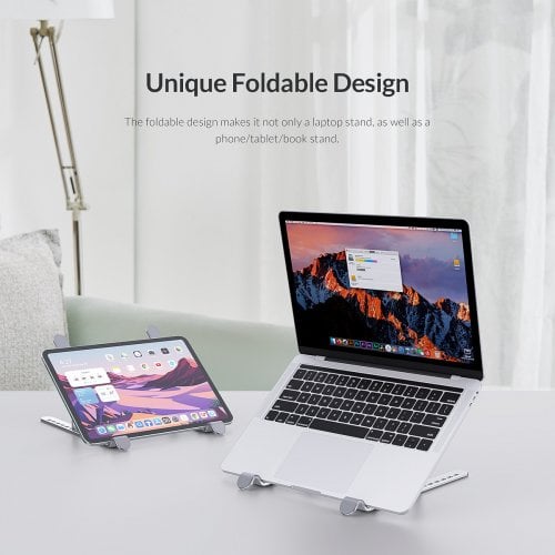Підставка для ноутбука ORICO PFB-A21-SV (ORICO-PFB-A21-SV-BP) Silver купити в Україні | Telemart фото