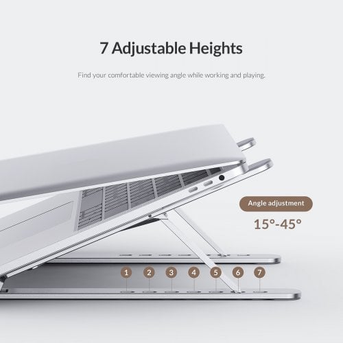 Підставка для ноутбука ORICO PFB-A21-SV (ORICO-PFB-A21-SV-BP) Silver купити в Україні | Telemart фото