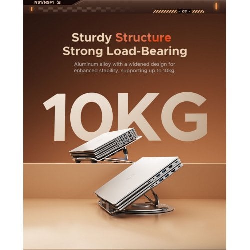 Подставка для ноутбука ORICO NSF1 (ORICO-NSF1-GY-EP) Grey купить в Украине | Telemart фото