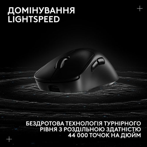 Уценка мышка Logitech G Pro X Superlight 2 Dex Lightspeed Wireless (910-007357) Black (Вскрытая упаковка, 913072) купить в Украине | Telemart фото