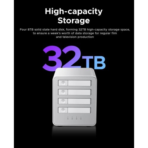 Внешний бокс для SSD ORICO 8848U4 4-Bay M.2 NVMe SSD Enclosure USB Type-C (ORICO-8848U4-EU-SV-BP) Silver купить в Украине | Telemart фото