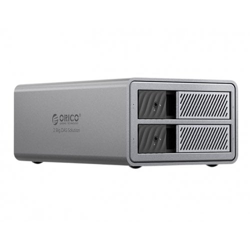 Внешний бокс для HDD ORICO 9828RU3 2-Bay 3.5" HDD RAID Enclosure USB (ORICO-9828RU3-EU-GY-BP) Grey купить в Украине | Telemart фото
