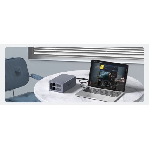 Внешний бокс для HDD ORICO 9828RU3 2-Bay 3.5" HDD RAID Enclosure USB (ORICO-9828RU3-EU-GY-BP) Grey купить в Украине | Telemart фото