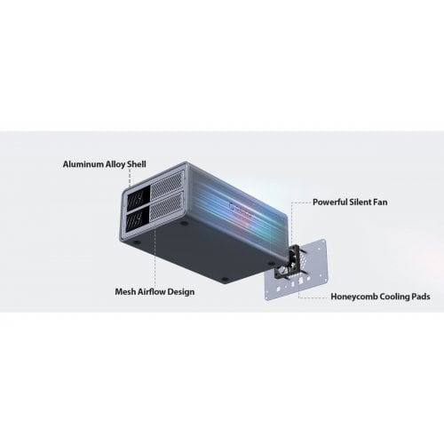 Внешний бокс для HDD ORICO 9828RU3 2-Bay 3.5" HDD RAID Enclosure USB (ORICO-9828RU3-EU-GY-BP) Grey купить в Украине | Telemart фото