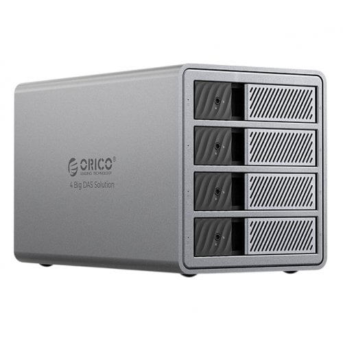 Внешний бокс для HDD ORICO 9848RU3 4-Bay 3.5" HDD RAID Enclosure USB (ORICO-9848RU3-EU-GY-BP) Grey купить в Украине | Telemart фото