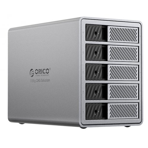 Внешний бокс для HDD ORICO 9858RU3 5-Bay 3.5" HDD RAID Enclosure USB (ORICO-9858RU3-EU-GY-BP) Grey купить в Украине | Telemart фото